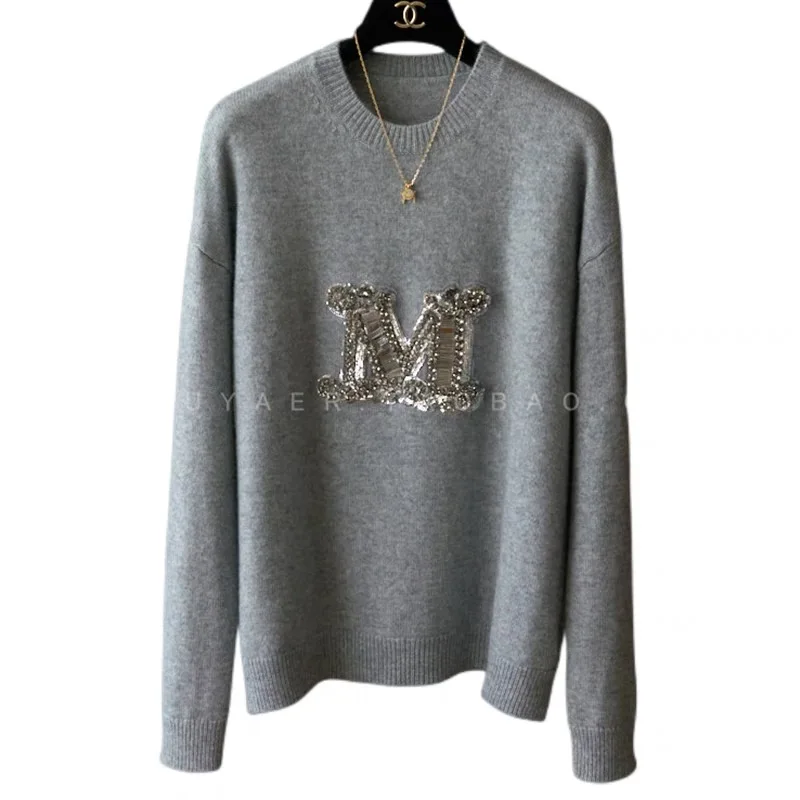 Тяжелая промышленность 100 чистый кашемировый свитер Женский вязаный пуловер с