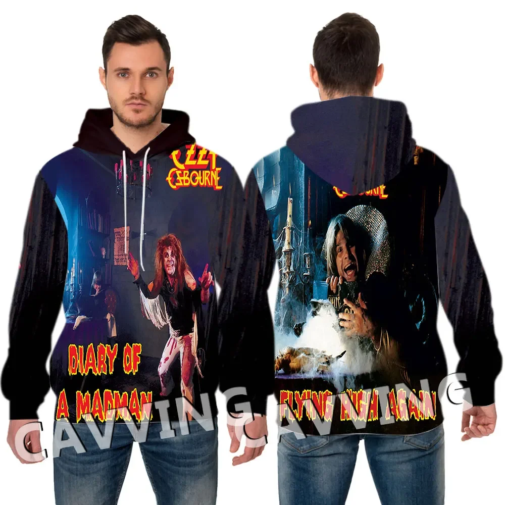 Новинка модная уличная одежда OZZY Осборна с 3D принтом мужские толстовки Женский