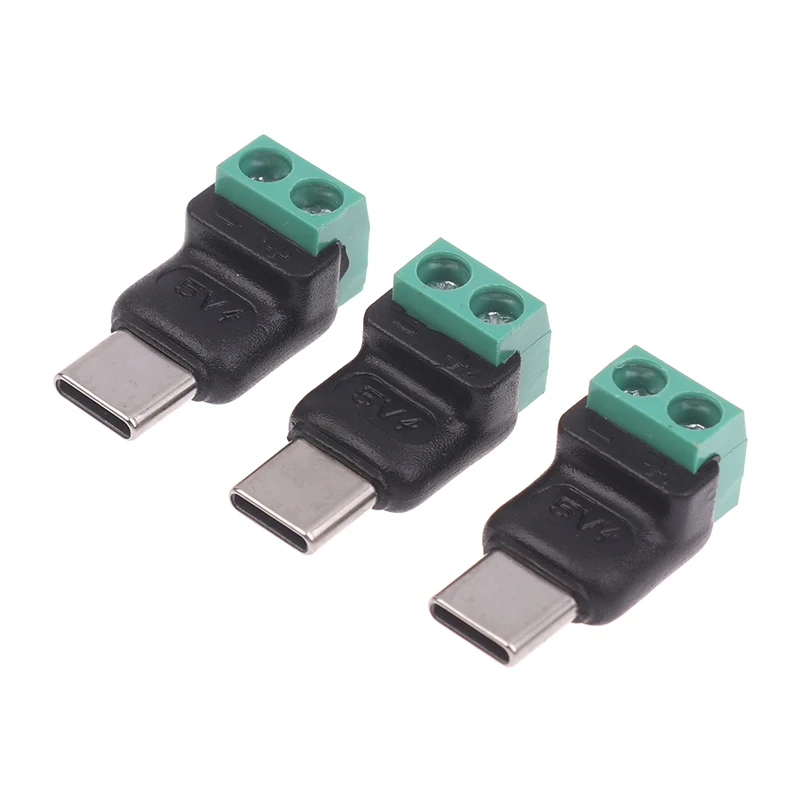 

KOQZM USB-C адаптер 2 контакта без пайки