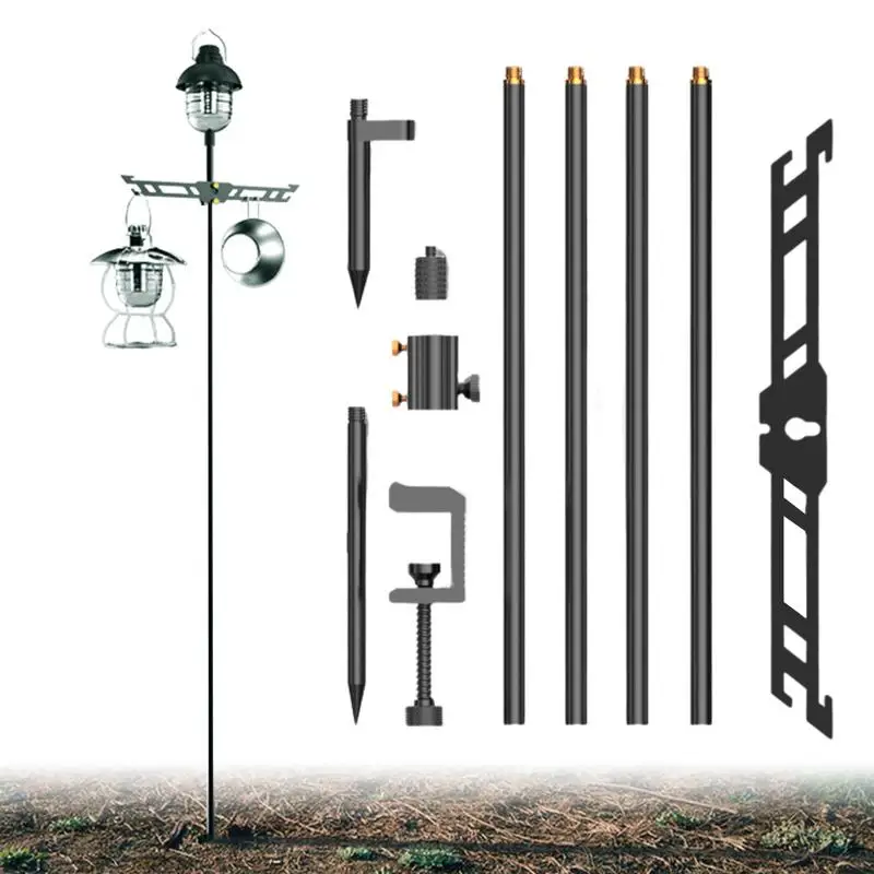

Портативный фонарь для кемпинга с регулируемой высотой