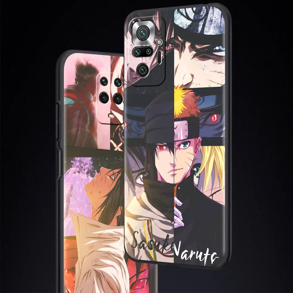 case for xiaomi redmi note 11 10 9 8 pro k40 10s 9s soft phone cover 8t 9a 9c 9t 7 tpu silicone back shell naruto hot comics sac free global shipping