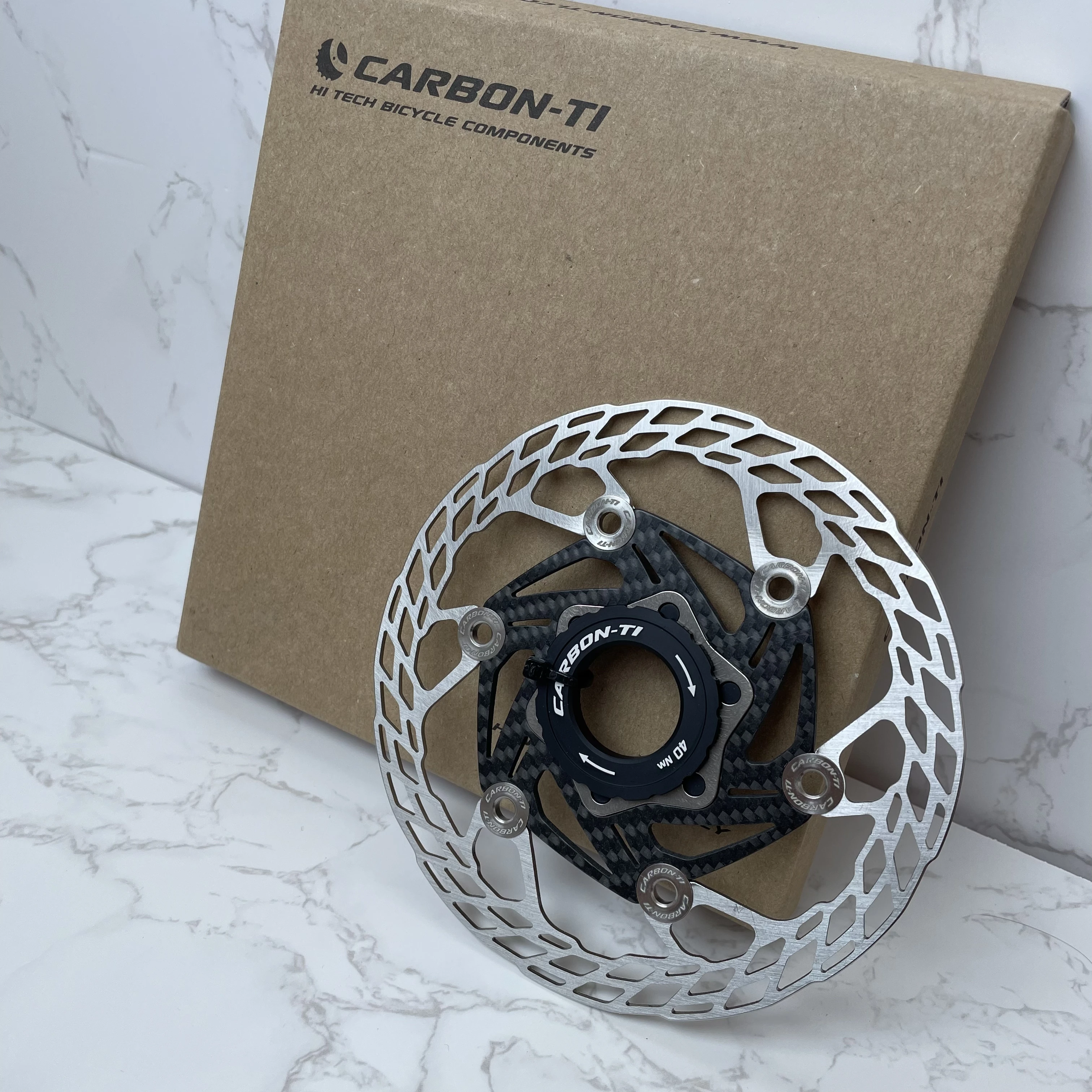 CARBON-TI X-Rotor SteelCarbon 3 140/160/180 мм центральный замок стальная поверхность торможения