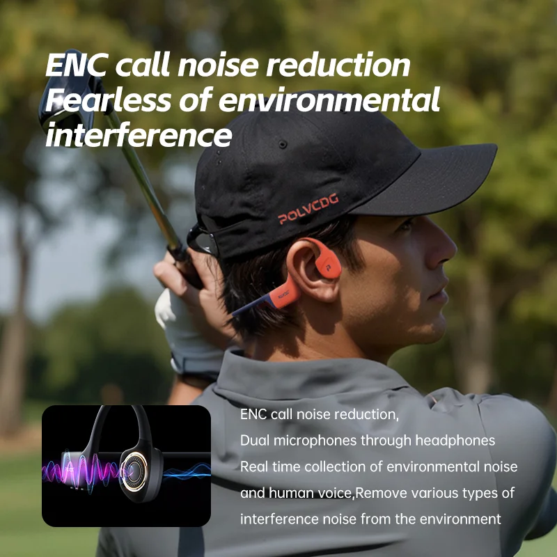 Водонепроницаемые наушники POLVCDG с костной проводимостью IPX8