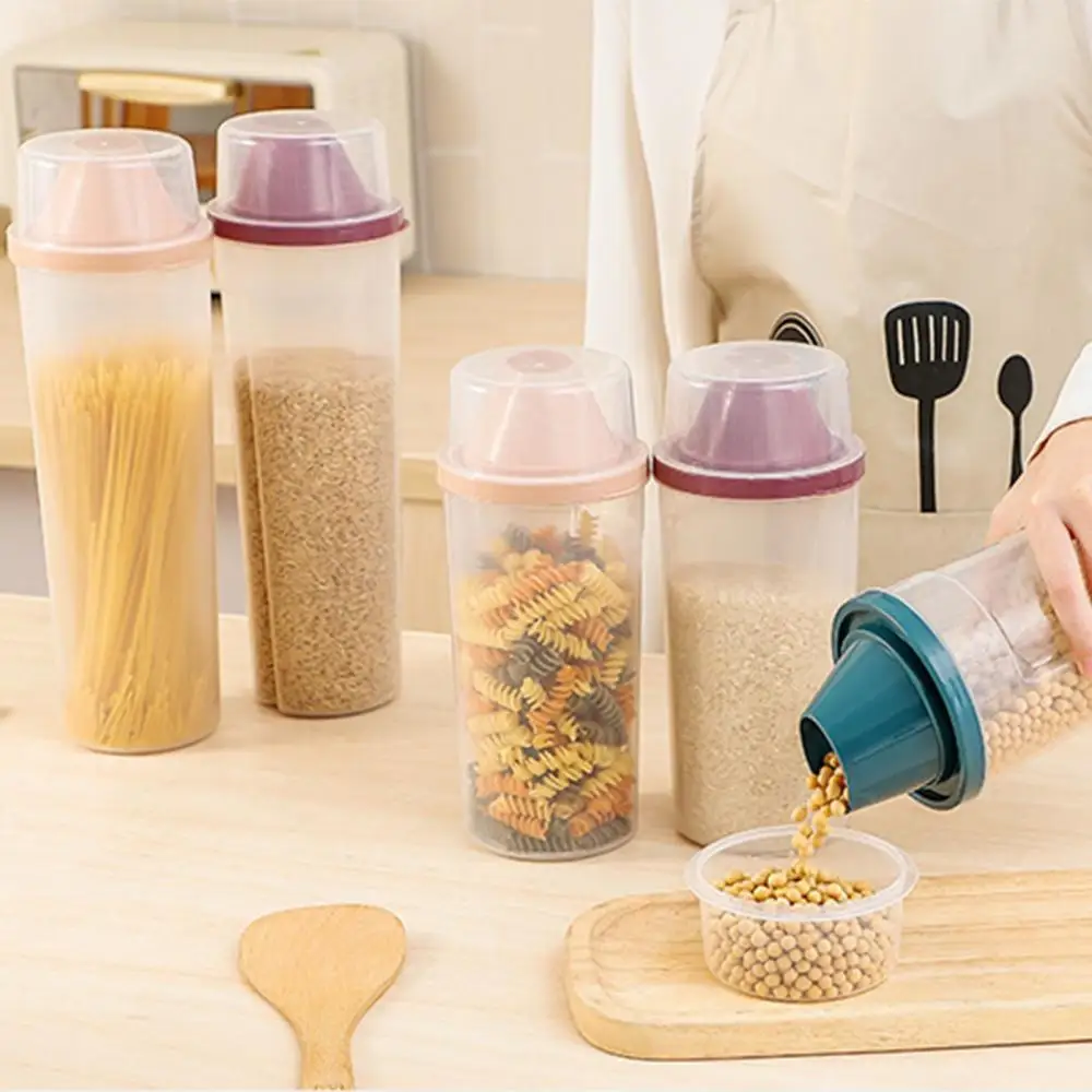 

Practical Sealed Can Preservative Healthful Cereal Food Box Storage Tank Transparent Container