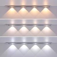 ultra thin led light cabinet lamp pir motion sensor wireless usb rechargeable night light cabinet wardrobe indoor lighting