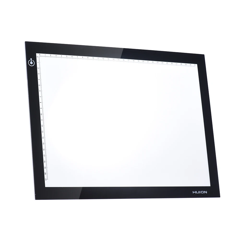 

Huion L4S Protable Ultra-thin LED Light Pad Acrylic Panel LED Drawing Light Pad Powered by USB with Adjustable Brightne