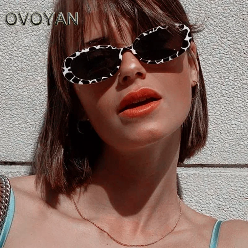 

OVOYAN 2022 Round Retro Sunglasses Women Small Oval Eyeglasses Women Retro Brand Designer Glasses Women/Men Lentes De Sol Hombre