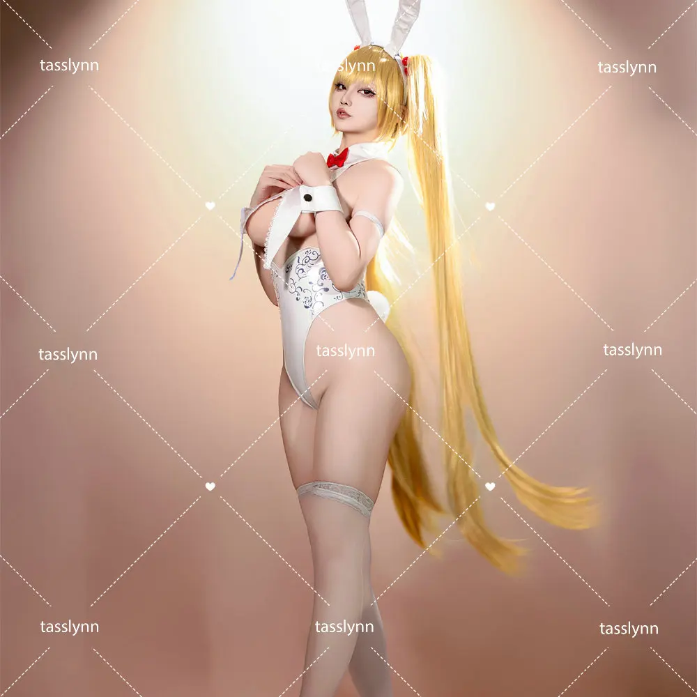 Костюм кролика из лакированной кожи для девочек милая Женская одежда