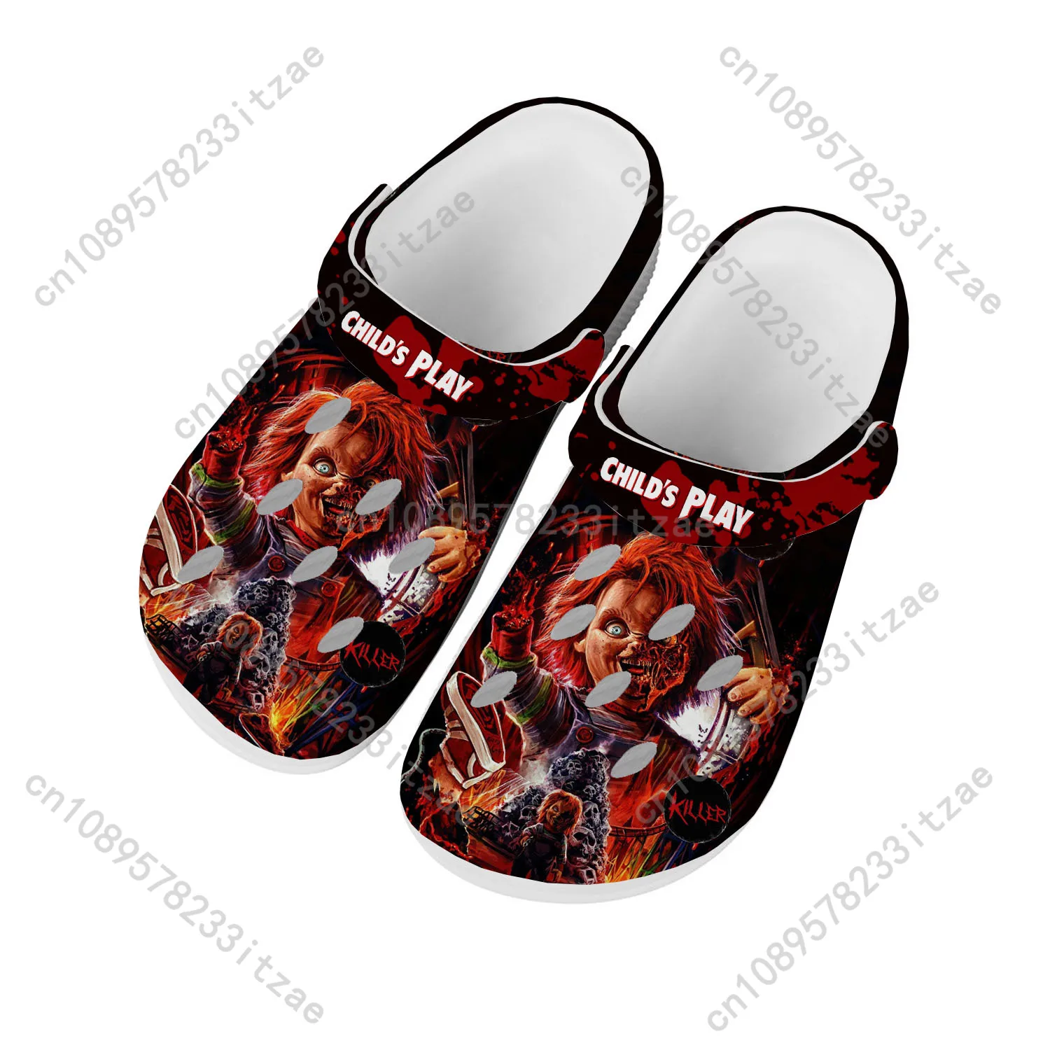 Детские домашние сабо из фильма ужасов Чаки обувь для воды на заказ мужская и