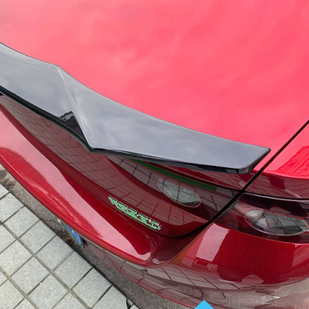 Для Mazda 3 Axela 2020 2021 2022 2023 крышка багажника автомобильный спойлер крыло высокого