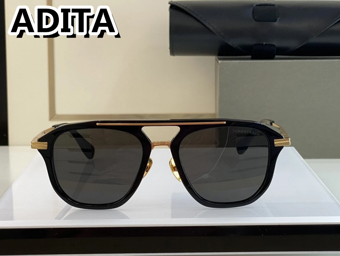 A DITA TERRACRAFT DTS416 Top High Quality Sunglasses for Men Titanium Style Fashion Design Sunglasses for Womens  with box