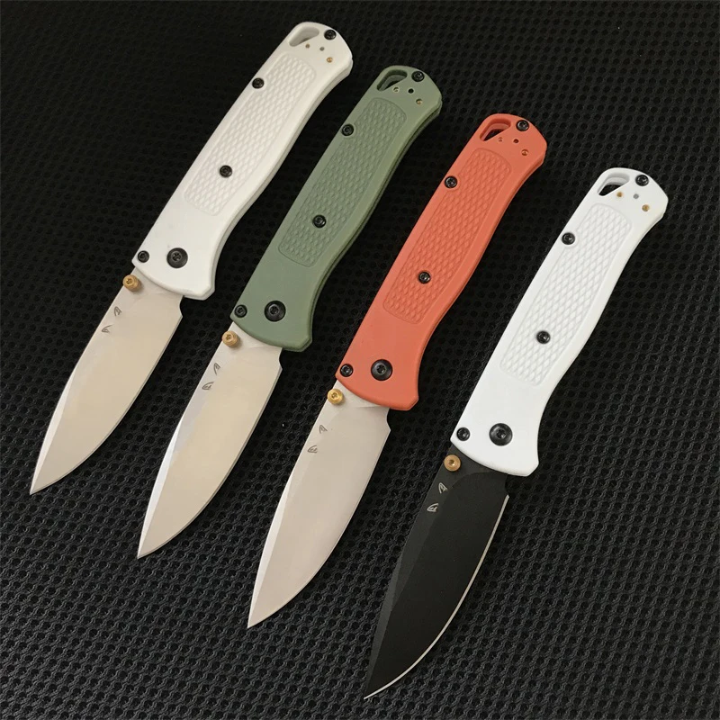 

Outdoor Multiple Color BM 535 Bugout AXIS Tactical Folding Knife Fiber Handle Safety Defense Pocket Knives EDC Tool