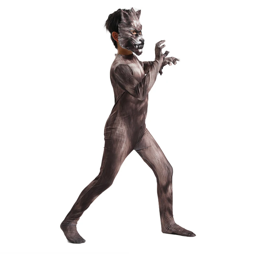 Маскарадный костюм Werewolf для косплея аниме страшный пушистый костюмы на Хэллоуин