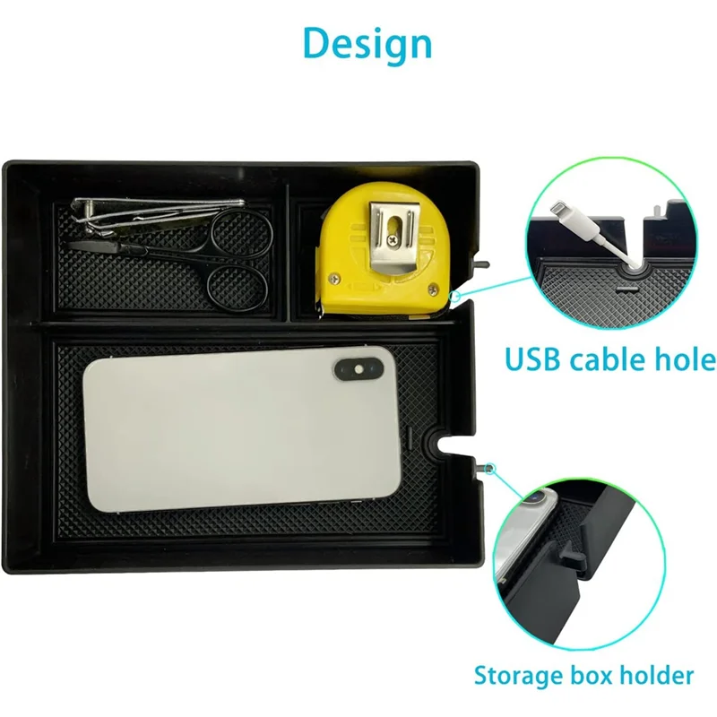 Органайзер на центральной консоли для Rivian R1T R1S 2022 2023 ящик хранения аксессуаров в