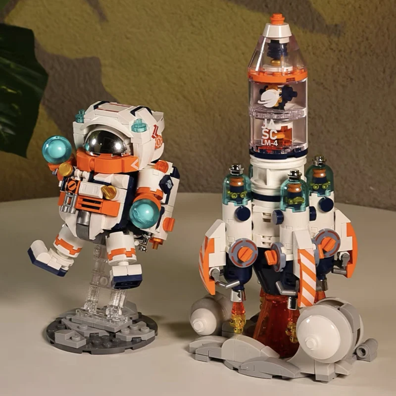 Конструктор астронавт Детский Рождественский космический корабль