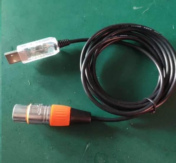 

Кабель-адаптер интерфейса USB к DMX для сценического освещения ПК DMX512 контроллер с диммером кабель USB для преобразования сигнала DMX