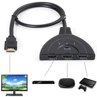 3x1 hdmi compatible cable splitter hd 1080p video switcher adapter 3 input 1 output port hub for xbox ps4 dvd hdtv pc laptop tv