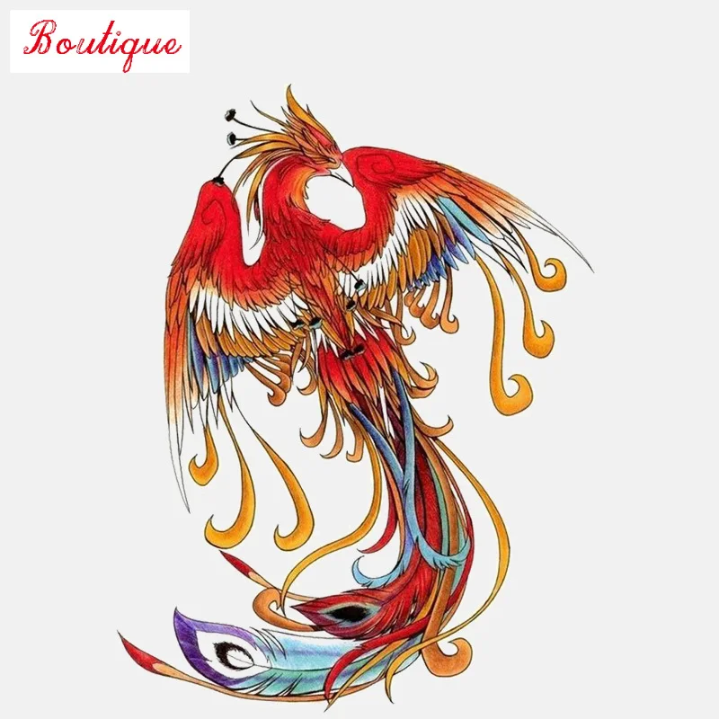 Наклейка Fire Phoenix fairy bird персонализированное украшение для внедорожника