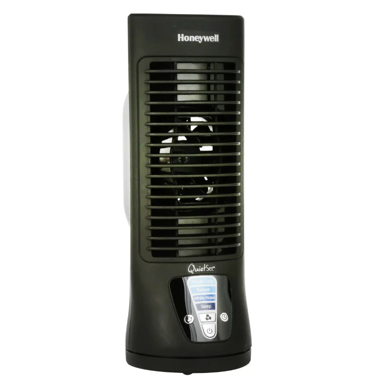 ZAOXI Honeywell QuietSet Slim Mini Tower Personal Table Fan,