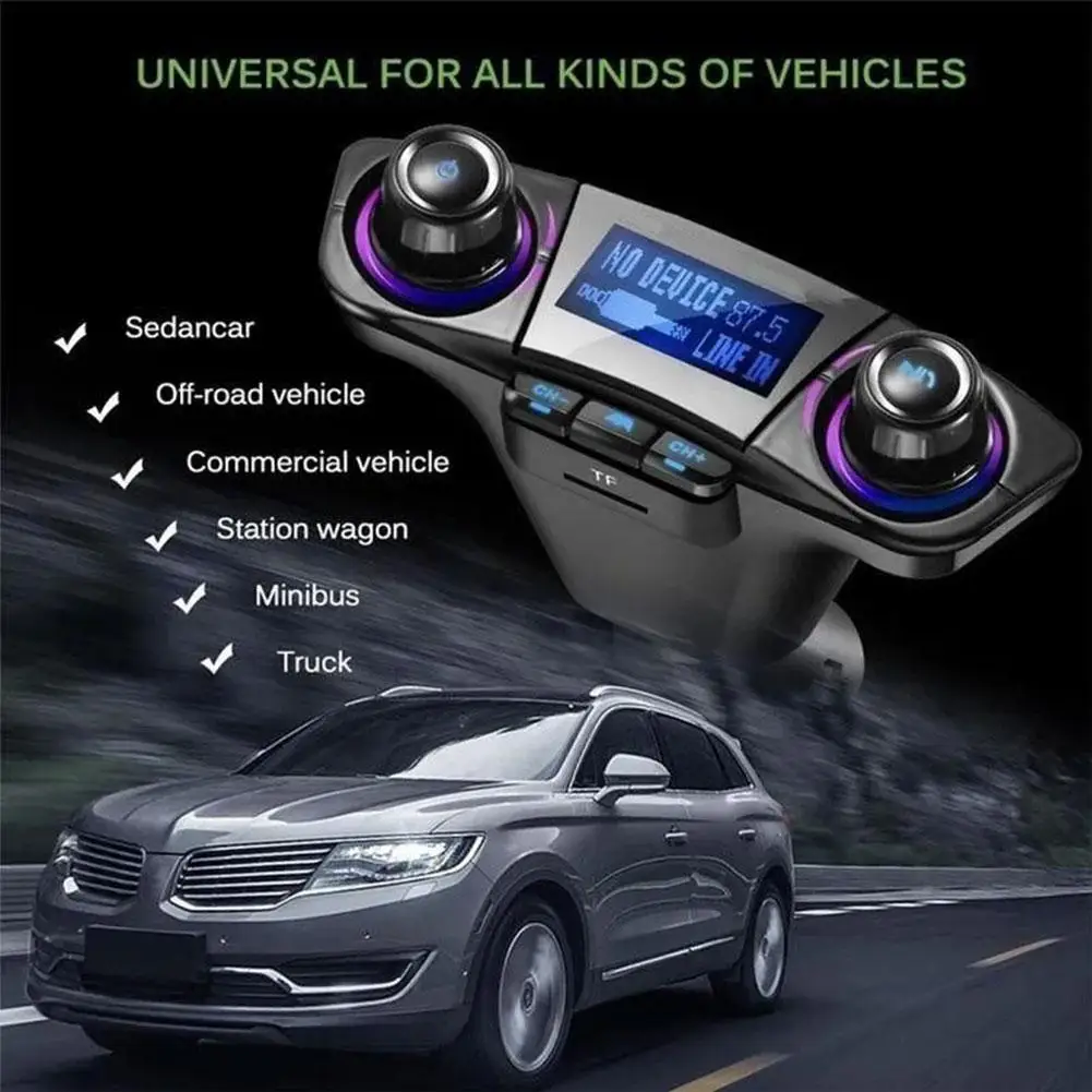 Автомобильный громкой связи BT06 автомобильный Bluetooth MP3-плеер многофункциональные