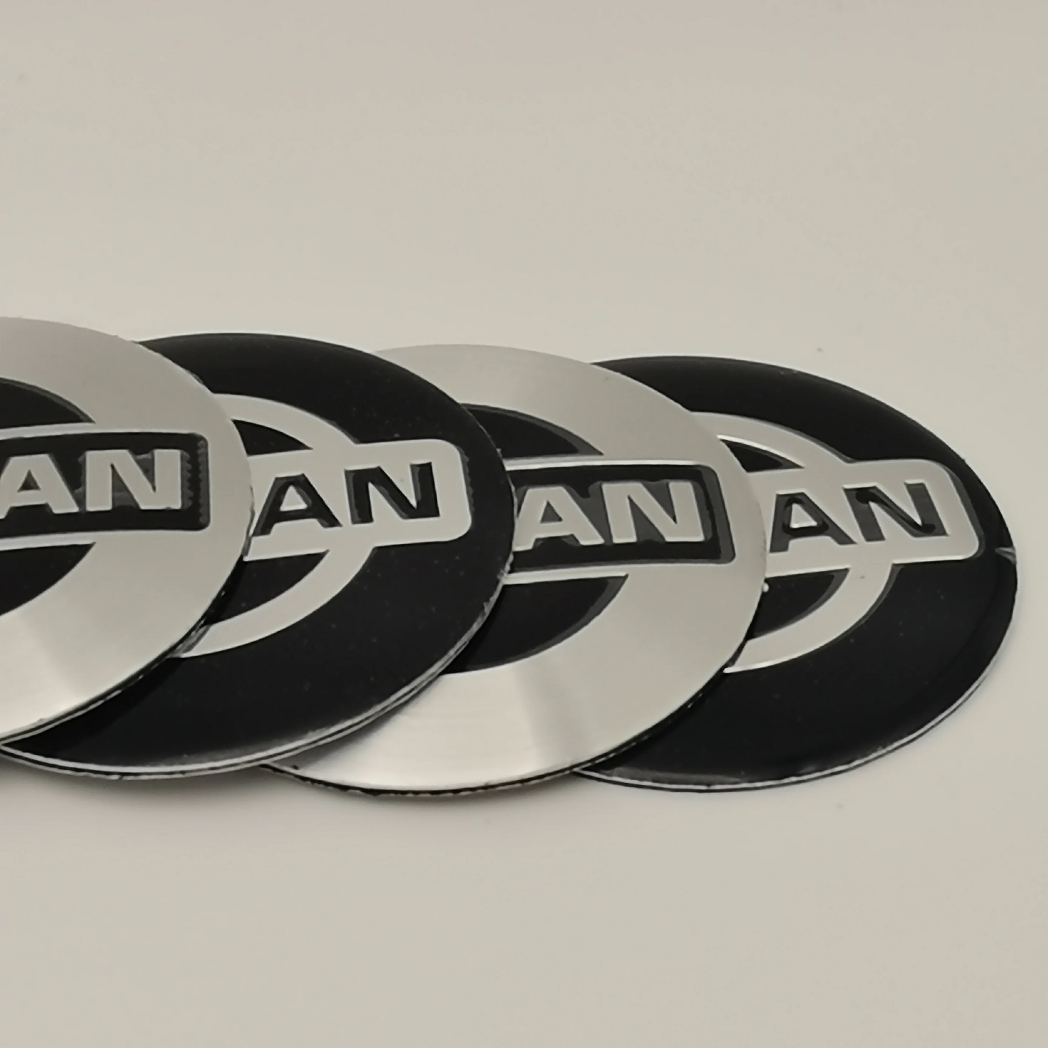 

56 65 мм, Алюминиевые наклейки на колесо для Т-рейки P-atrol N-avara T-iida M-icra A-lmera A-лтима V-ersa, 4 шт. логотипа аксессуаров