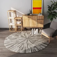 nordic geometric pattern printing round ins popular bedroom living room decoration office hotel home carpet large