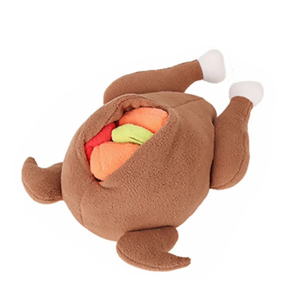 

1pc Puppy Chew Puppy Teething Dog Puzzle Mat Thanksgiving Chicken Chewing