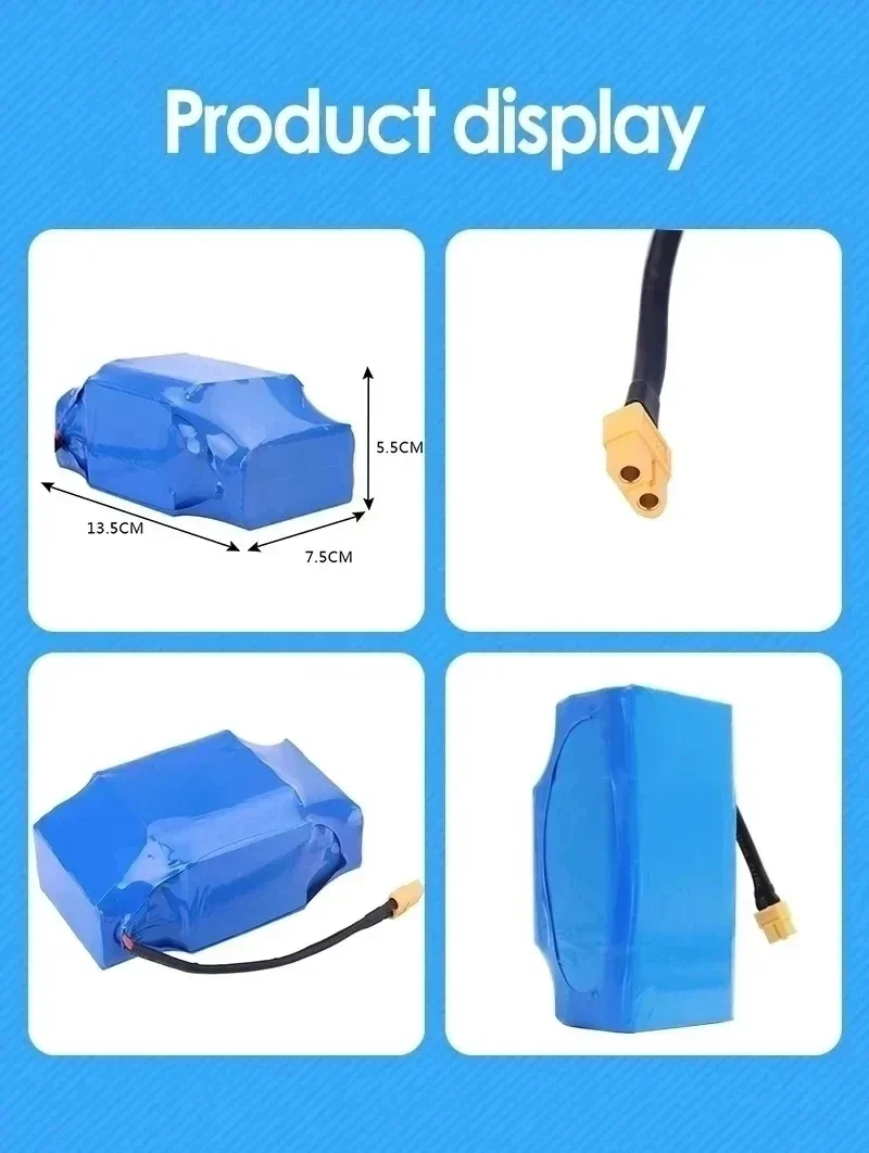 Аккумуляторная батарея 36 В 12 А/ч 10s 2p перезаряжаемая литий-ионная для