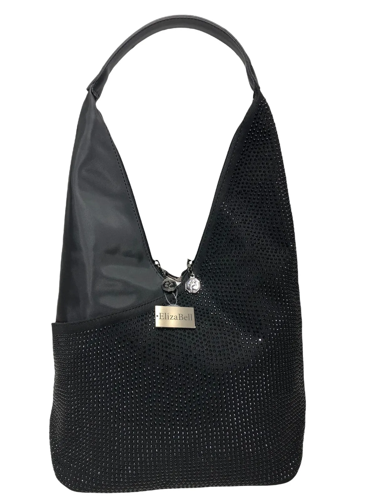 

Black Women 'S shoulder bag stone Satin black stone ebat45cm38cm black