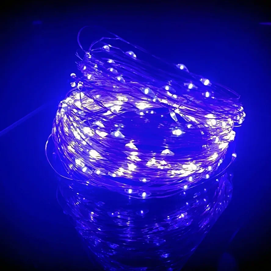 

Медные светодиодные гирлянды на батарейках RGB 2 метра