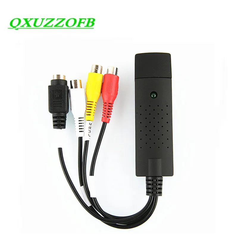 

Video Capture Card USB Adapter TV DVD VHS Captura De v deo Card Audio AV For Computer/CCTV Camera USB 2.0 VCR TV Support Win10