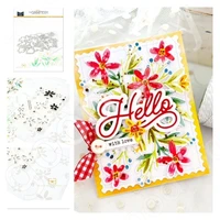 spring flowers daisy days metal cutting dies stamps diy scrapbooking diary greeting card handmade embossing stencils 2022 newest