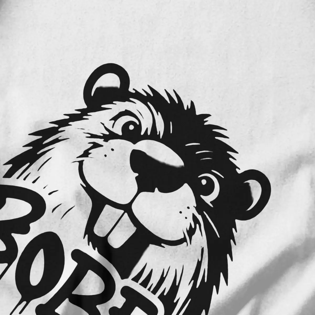 Мужская футболка Bober Kurwa Bobr милые подарки Y2K графические топы с круглым вырезом