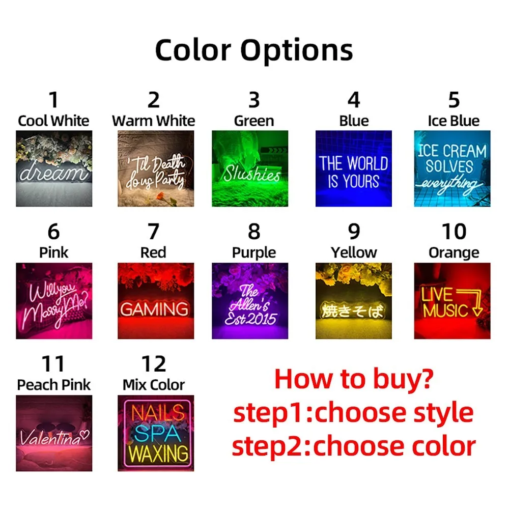 Неоновая наклейка оставьте сообщение неоновые огни украшение для спальни