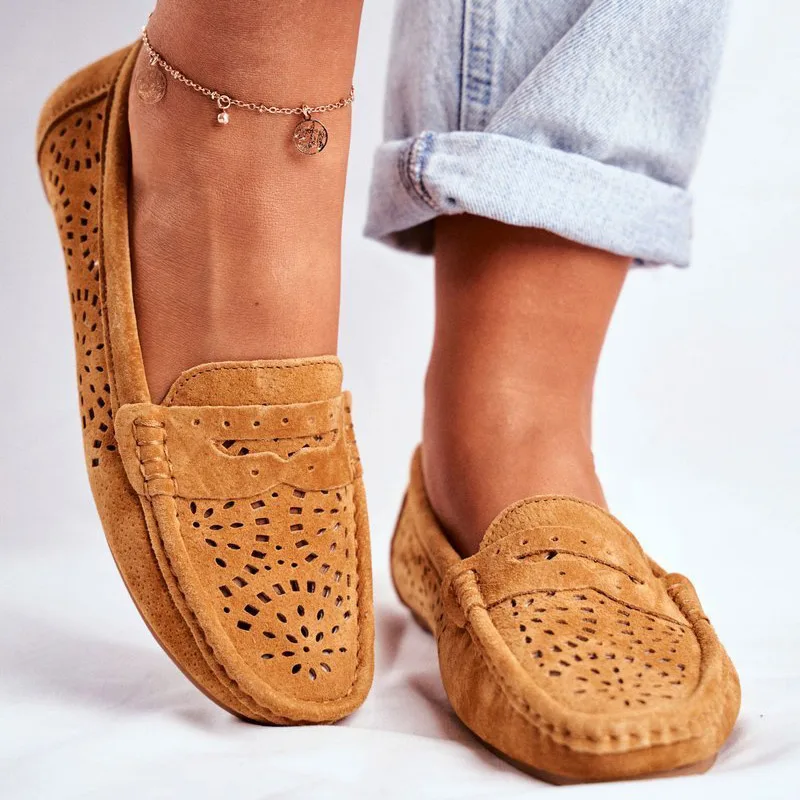 

Fashion Women Moccasins Shoes Ladies Slip On Loafers Casual Comfort Woman Sewing Suede Flats Female Soft Bottom Lightweight New