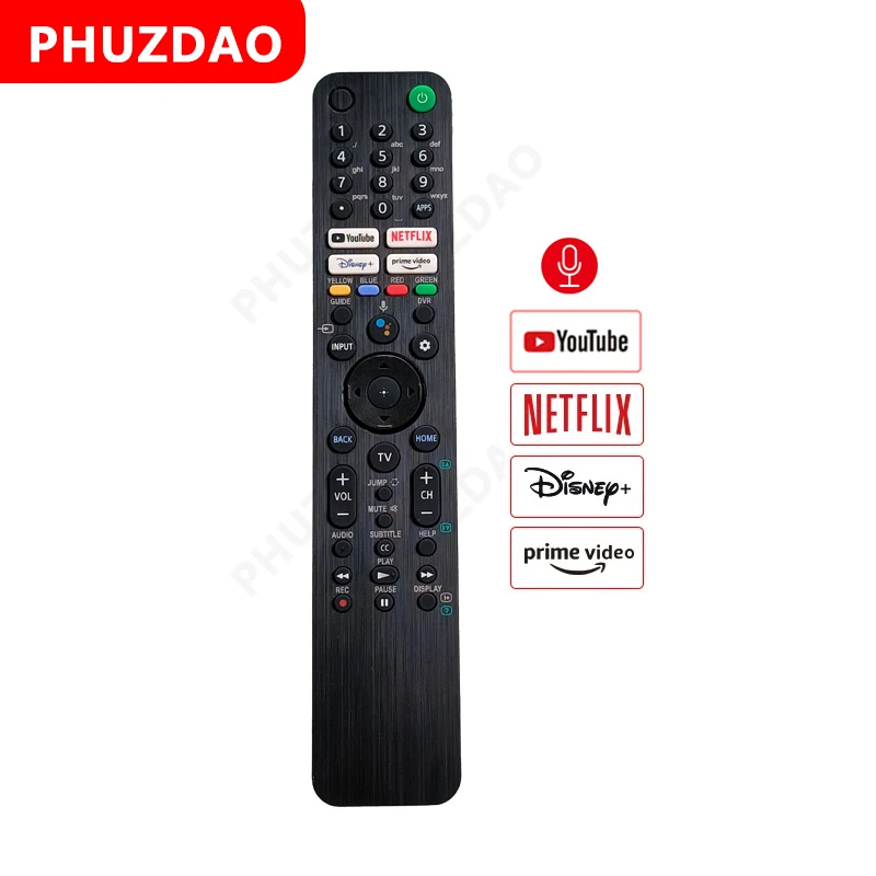 

Hot sales Universal remote control with voice function replaces SONY TX-500E/P TX-520P/U TX-600E/U TX-611P/U TX-621E/P/U