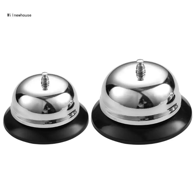 

F63A Metal Desk Bells Service Bells Kitchen Reception Call Bells for Reception Area, Customer Service Louds and Clear Sound