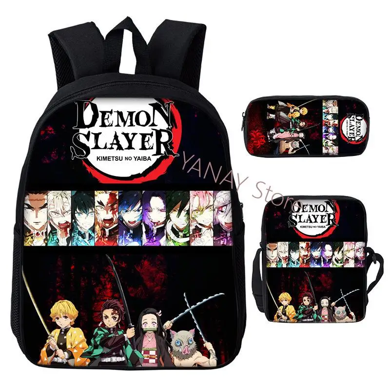 Demon Slayer Blade Shoulder Bag My Neighbor Totoro Hanako Jun Cosplay Children's cartoon student backpack stationery bag |