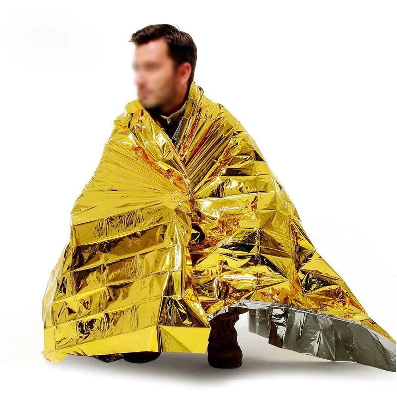 Аварийное изоляционное одеяло для выживания на открытом воздухе первая помощь