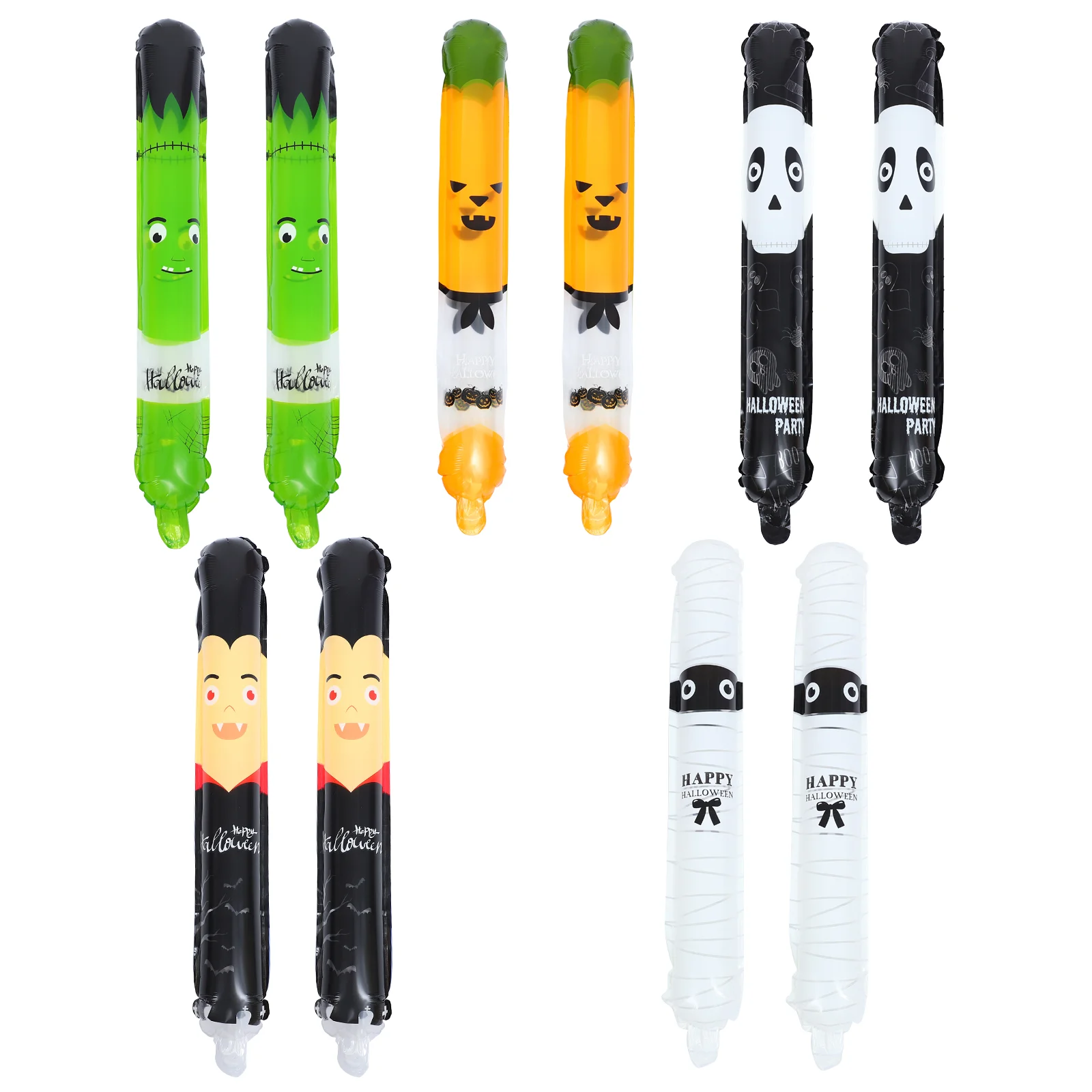 

10Pcs Inflatable Stick Party Balloon Stick Beautiful Balloon Toys