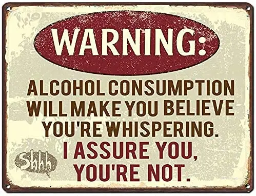

The Retro Tin Sign I Assure You That You are Not Warning Signs Dining Room Decorated Wall Decoration Home bar Cafe 12x8 inch