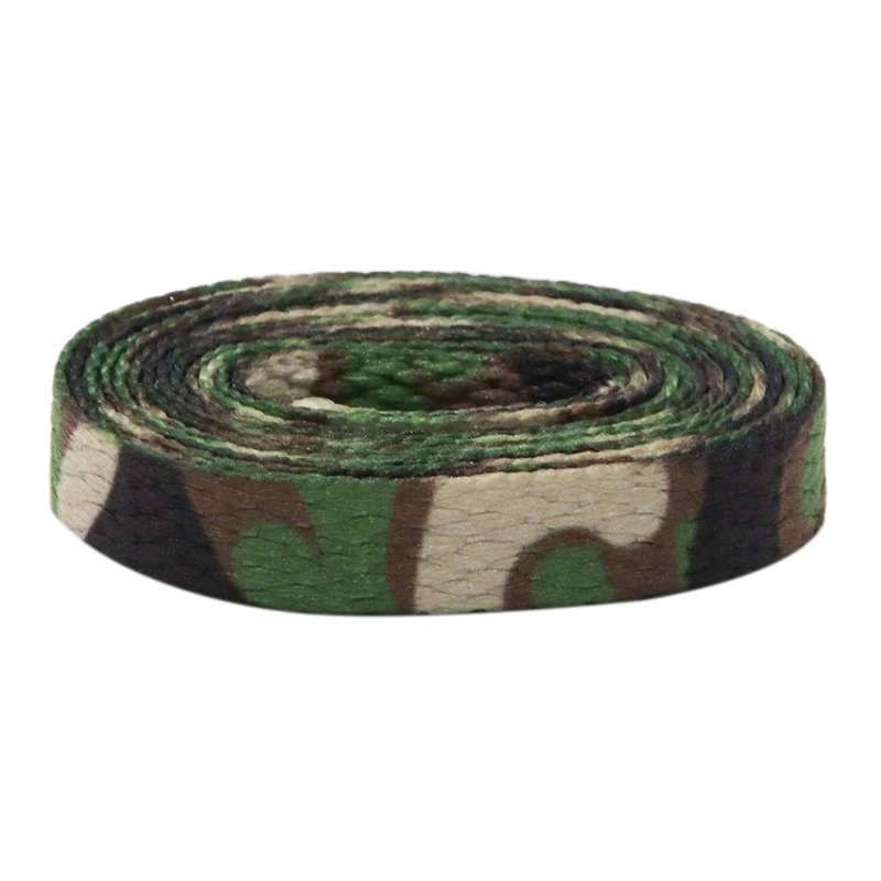 Laces Manufacturers Digital Print Flat Camouflage Shoelaces Custom 60-180cm Camo Sports Bootlaces Printing 7mm Width