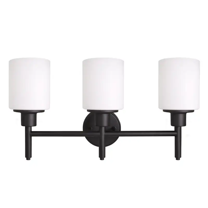 

Vanity Light in Matte Black, 3-Light Bathroom light Lamp Ceiling lights Lights for makeup mirror Room decor Mirror lights Makeup
