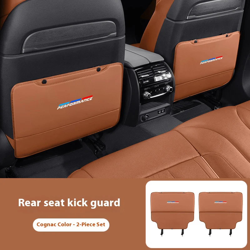 

Защита спинки автомобильного сиденья, противоударная накладка, сумка для хранения на заднем сиденье для BMW M Performance E46 E60 E87 E90 F30 G30 G28 X1 X3 X5 X6 X7