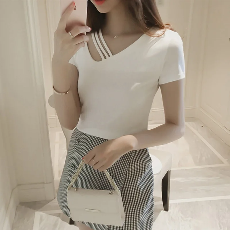 

2022 new summer V-neck maternity T shirt women's short sleeves GRAY22