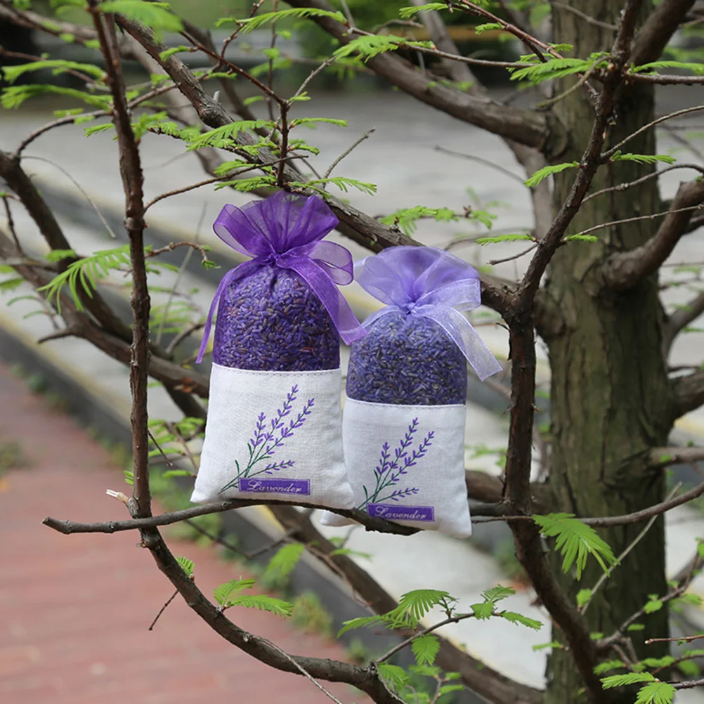 

Lavender Sachet Sachets Empty Scented Fragrance Drawstring Dried Closet Drawers Organza Scent Gauze Gift Drawer Closets Pouch