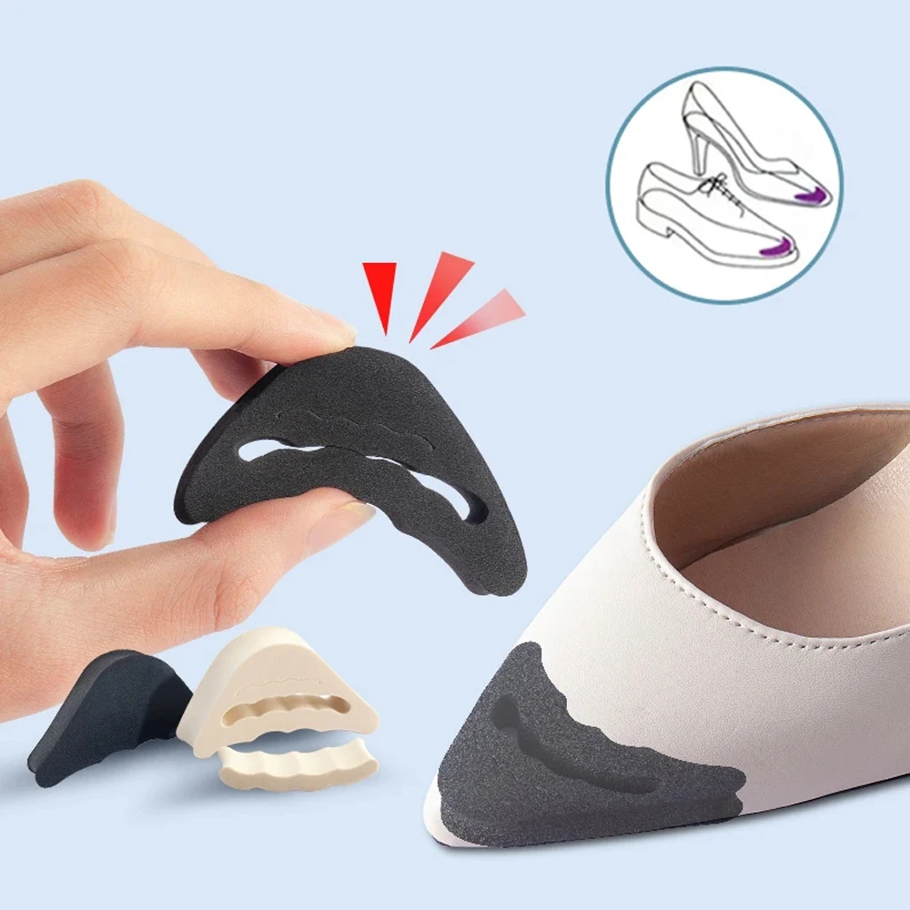 Forefoot Half Yard Insoles for Shoes Women High Heels Round Toe Plug Insert Anti-Pain Foot Pads for Shoes Adjust Size Filler