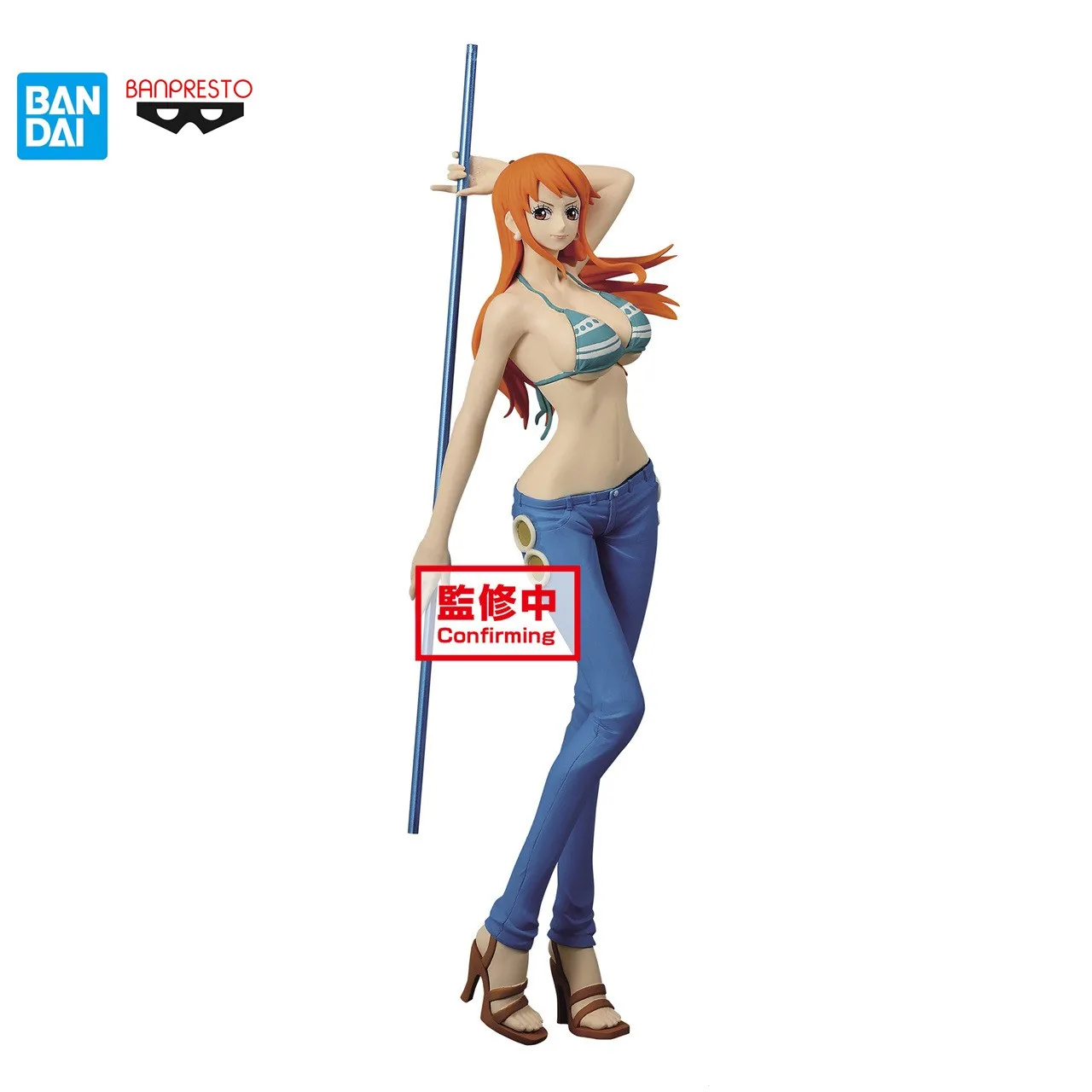 

Genuine Original Banpresto ONE PIECE 25cm GLITTER GLAMOURS Sexy Nami Figure With Jeans Japan Prize Figurines