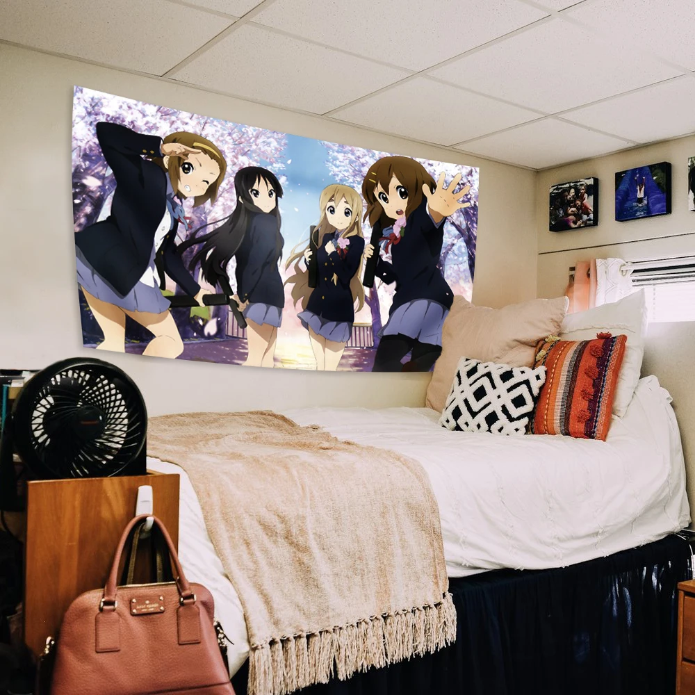 

Японский аниме гобелен K-On! 100% полиэстер