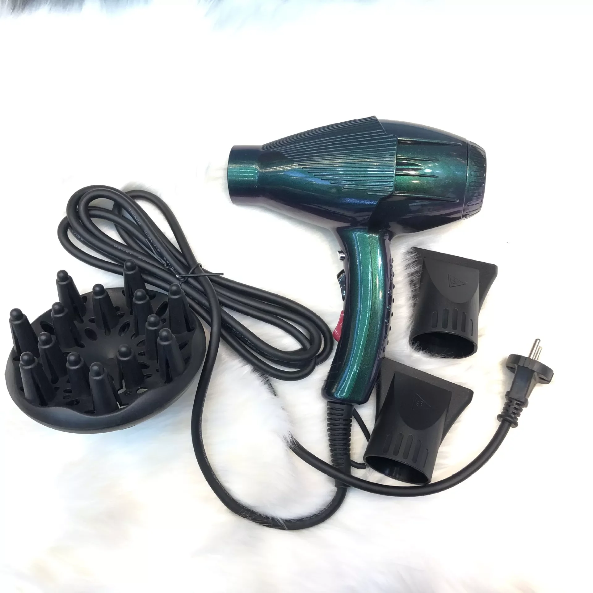 8500w professional hair dryer blow hot air style with two Nozzle hot cold air speed adjust Salon Hair Styling Tool with diffuser enlarge